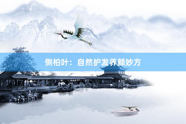 侧柏叶：自然护发养颜妙方